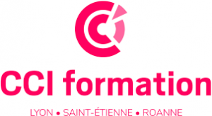 Formation - CCI Lyon. Saint étienne. Roane logo